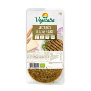 Hamburguesa Vegetal Seitan-Formatge BIO, 160g